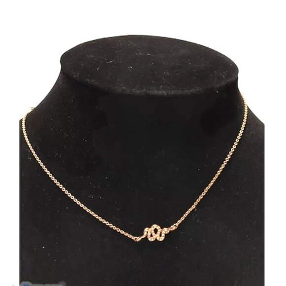 Stella and Dot Rose Gold "Sidewinder" Snake Necklace - Picture 3 of 8